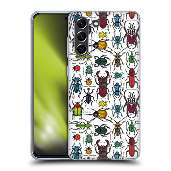 Katerina Kirilova Graphics Beetles Soft Gel Case for Samsung Galaxy S21 FE 5G