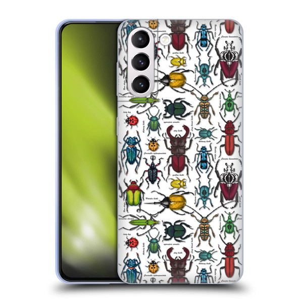 Katerina Kirilova Graphics Beetles Soft Gel Case for Samsung Galaxy S21+ 5G