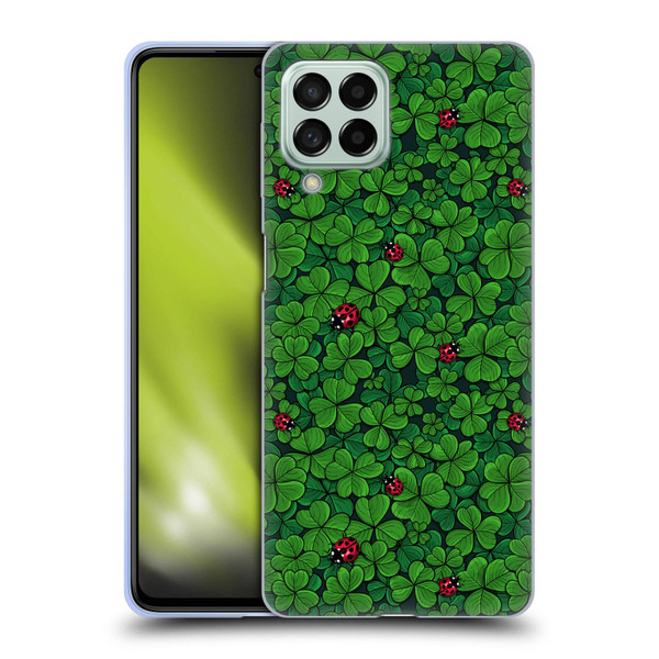 Katerina Kirilova Graphics The Lucky Clover Soft Gel Case for Samsung Galaxy M53 (2022)