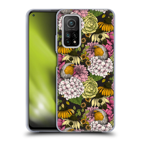 Katerina Kirilova Graphics Robins In The Garden Soft Gel Case for Xiaomi Mi 10T 5G
