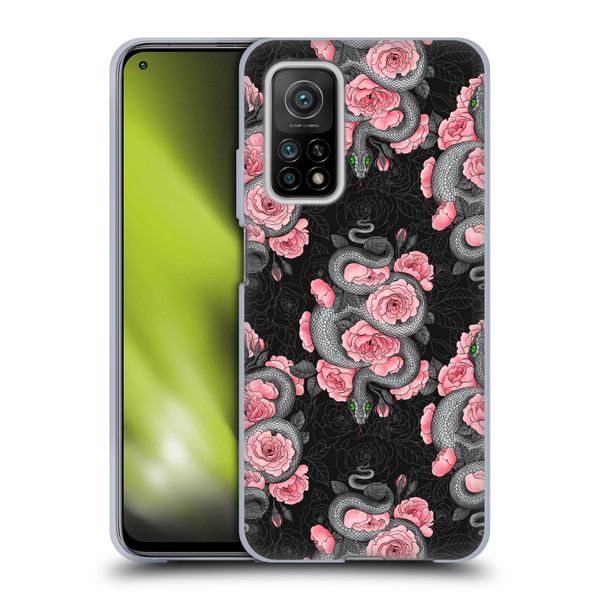 Katerina Kirilova Graphics Snakes And Roses Soft Gel Case for Xiaomi Mi 10T 5G