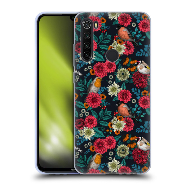 Katerina Kirilova Graphics Garden Birds Soft Gel Case for Xiaomi Redmi Note 8T