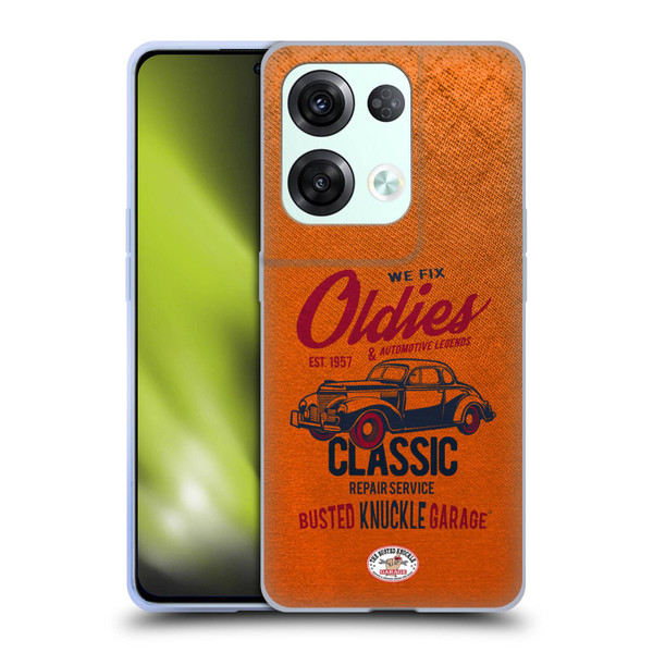Busted Knuckle Garage Graphics Classic Soft Gel Case for OPPO Reno8 Pro