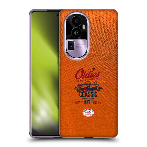 Busted Knuckle Garage Graphics Classic Soft Gel Case for OPPO Reno10 Pro+