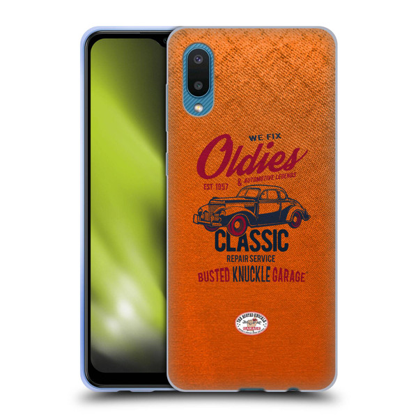 Busted Knuckle Garage Graphics Classic Soft Gel Case for Samsung Galaxy A02/M02 (2021)