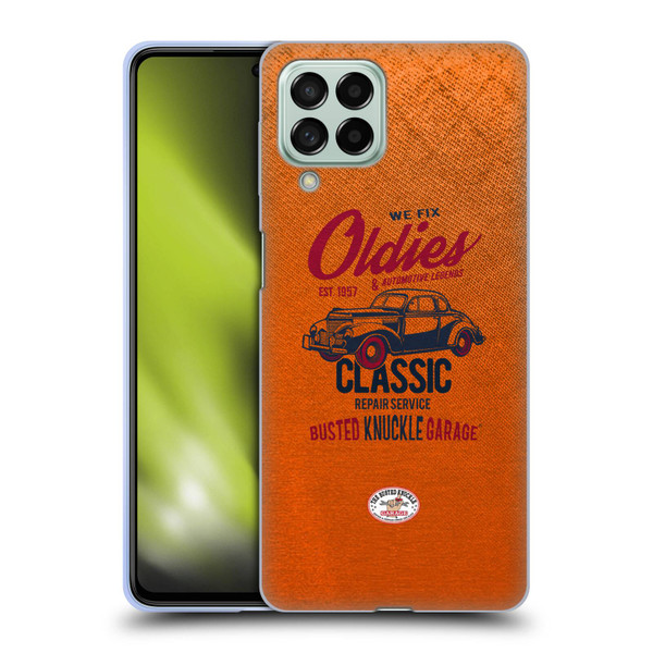 Busted Knuckle Garage Graphics Classic Soft Gel Case for Samsung Galaxy M53 (2022)