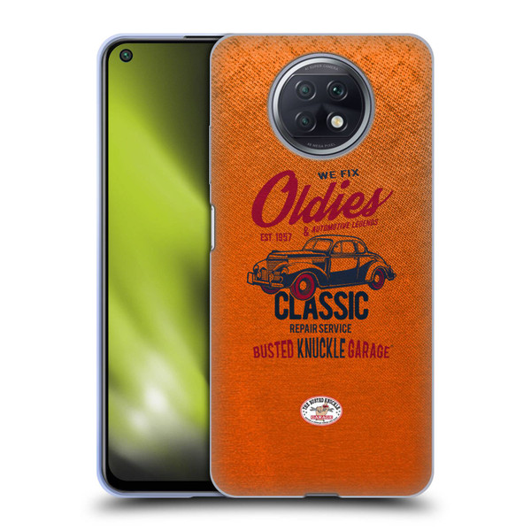 Busted Knuckle Garage Graphics Classic Soft Gel Case for Xiaomi Redmi Note 9T 5G