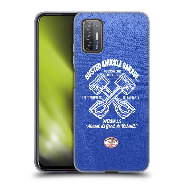 Busted Knuckle Garage Graphics Overhauls Soft Gel Case for HTC Desire 21 Pro 5G