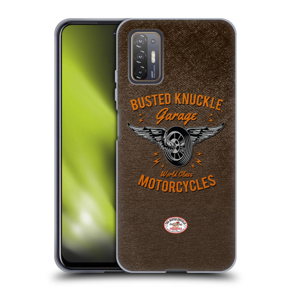 Busted Knuckle Garage Graphics Motorcycles Soft Gel Case for HTC Desire 21 Pro 5G