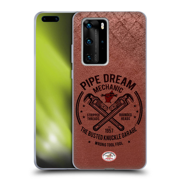 Busted Knuckle Garage Graphics Pipe Dream Soft Gel Case for Huawei P40 Pro / P40 Pro Plus 5G