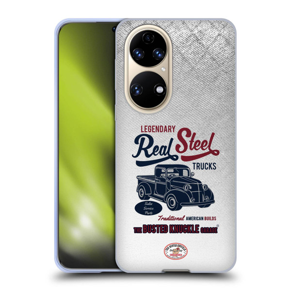 Busted Knuckle Garage Graphics Real Steel Soft Gel Case for Huawei P50