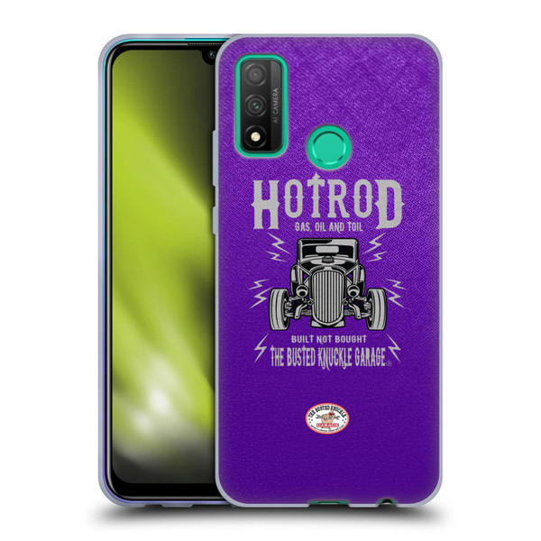 Busted Knuckle Garage Graphics Hot Rod Soft Gel Case for Huawei P Smart (2020)