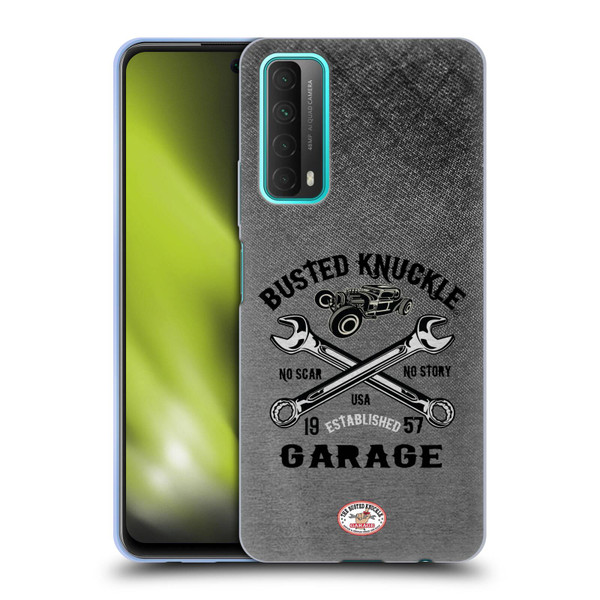 Busted Knuckle Garage Graphics No Scar Soft Gel Case for Huawei P Smart (2021)