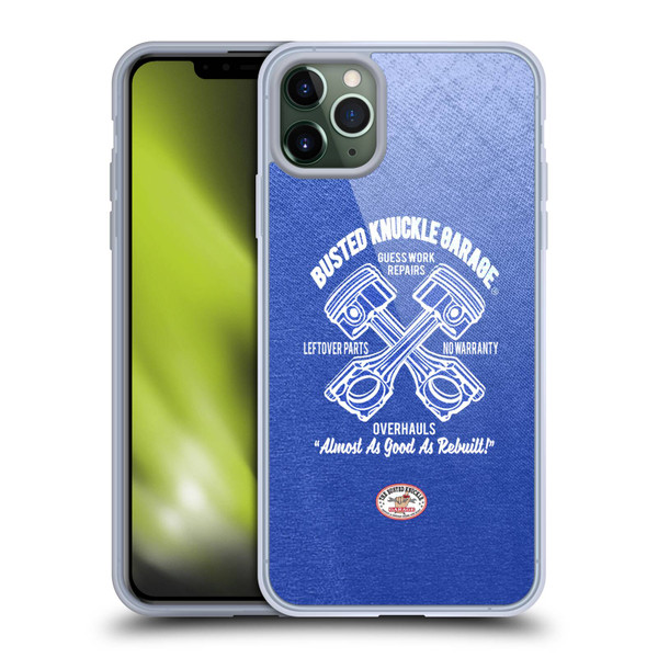 Busted Knuckle Garage Graphics Overhauls Soft Gel Case for Apple iPhone 11 Pro Max