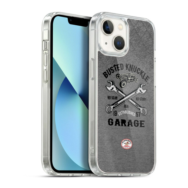 Busted Knuckle Garage Graphics No Scar Soft Gel Case for Apple iPhone 13