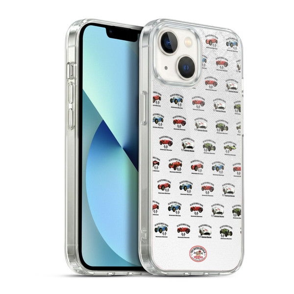 Busted Knuckle Garage Graphics Pattern Soft Gel Case for Apple iPhone 13