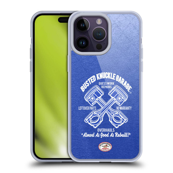 Busted Knuckle Garage Graphics Overhauls Soft Gel Case for Apple iPhone 14 Pro Max