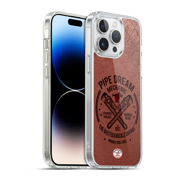 Busted Knuckle Garage Graphics Pipe Dream Soft Gel Case for Apple iPhone 14 Pro Max & MagSafe