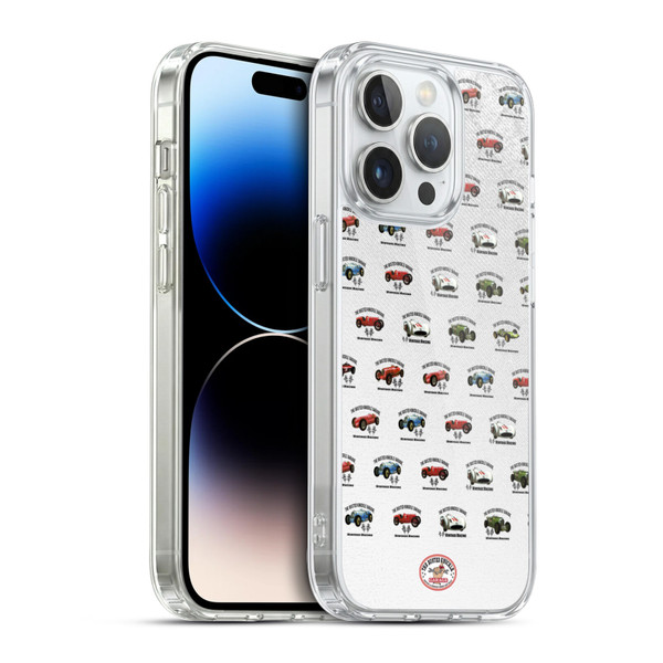 Busted Knuckle Garage Graphics Pattern Soft Gel Case for Apple iPhone 14 Pro & MagSafe