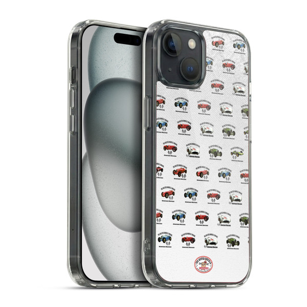 Busted Knuckle Garage Graphics Pattern Soft Gel Case for Apple iPhone 15 Plus & MagSafe