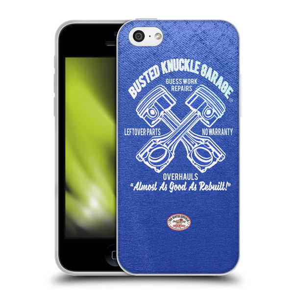 Busted Knuckle Garage Graphics Overhauls Soft Gel Case for Apple iPhone 5c