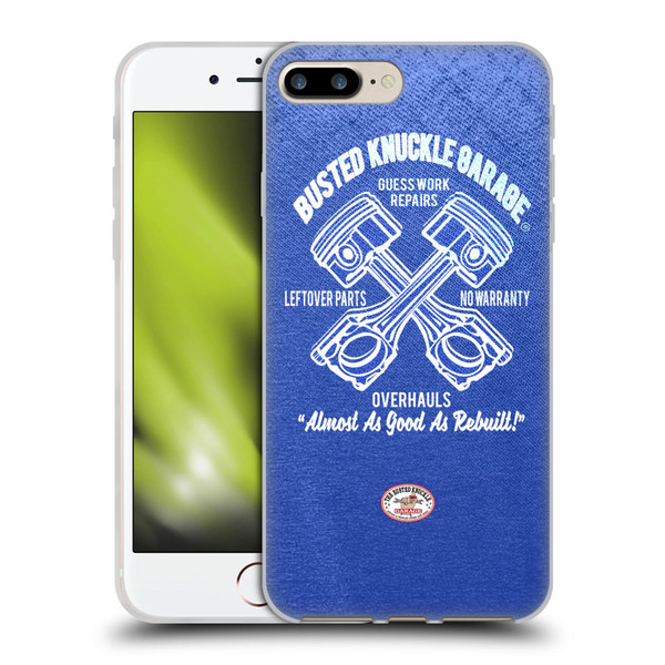 Busted Knuckle Garage Graphics Overhauls Soft Gel Case for Apple iPhone 7 Plus / iPhone 8 Plus