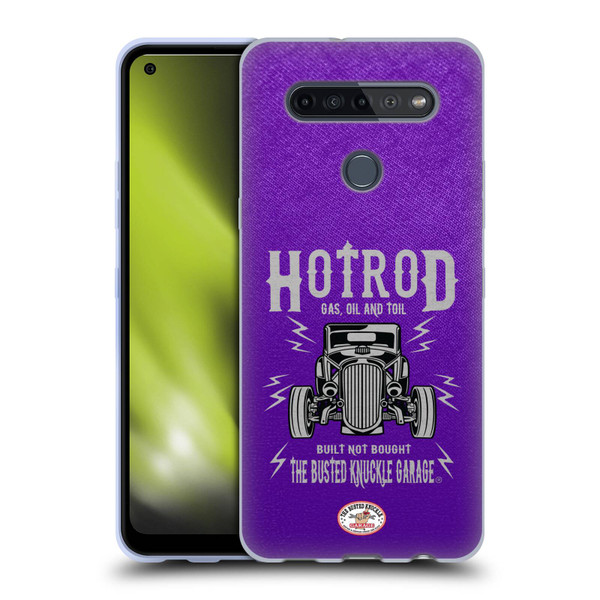 Busted Knuckle Garage Graphics Hot Rod Soft Gel Case for LG K51S