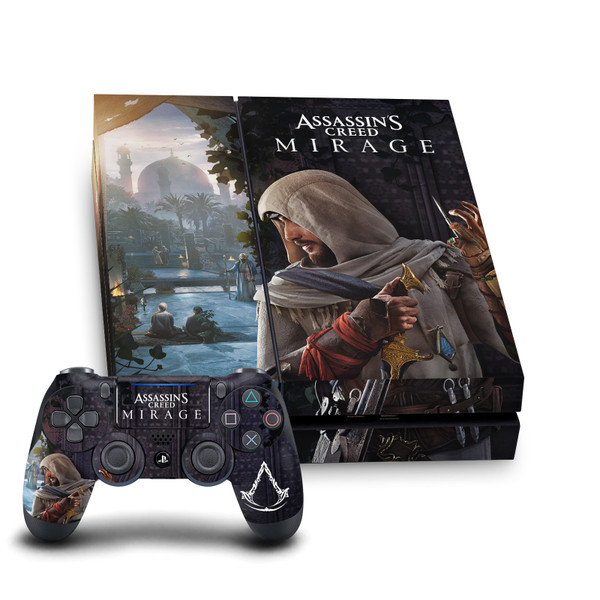 Assassin's Creed Mirage Graphics Basim Vinyl Sticker Skin Decal Cover for Sony PS4 Console & Controller