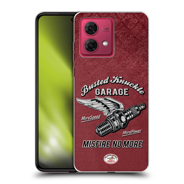 Busted Knuckle Garage Graphics Misfire Soft Gel Case for Motorola Moto G84 5G