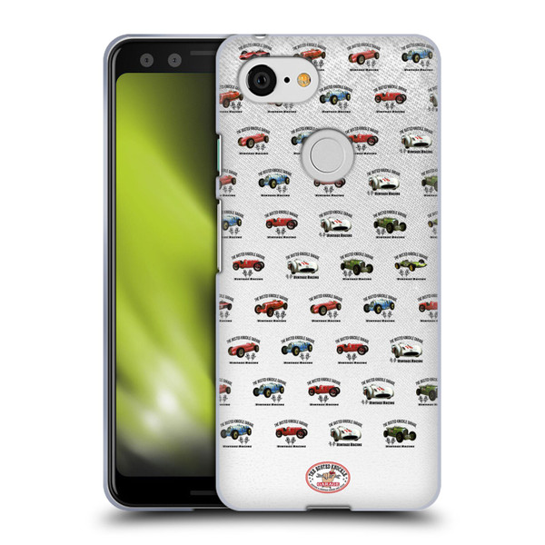 Busted Knuckle Garage Graphics Pattern Soft Gel Case for Google Pixel 3