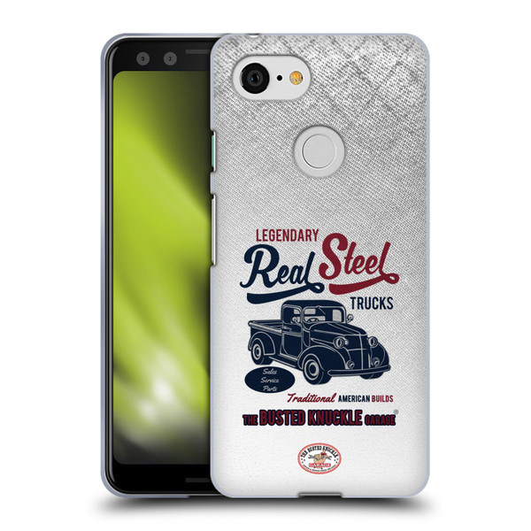 Busted Knuckle Garage Graphics Real Steel Soft Gel Case for Google Pixel 3