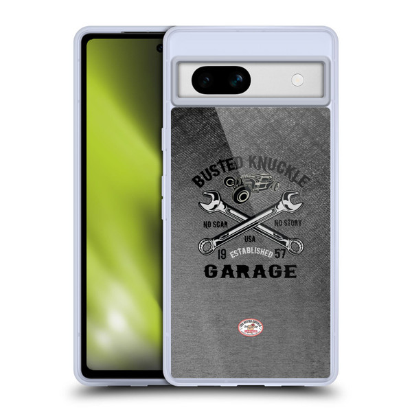 Busted Knuckle Garage Graphics No Scar Soft Gel Case for Google Pixel 7a