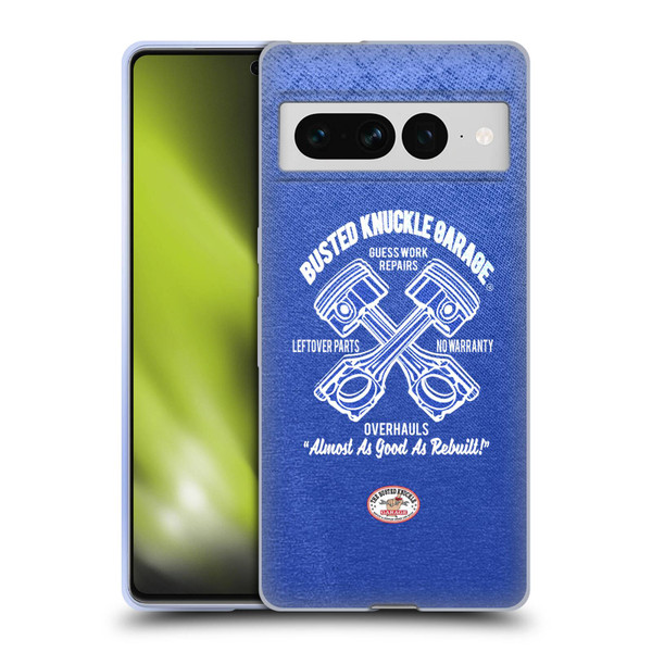 Busted Knuckle Garage Graphics Overhauls Soft Gel Case for Google Pixel 7 Pro