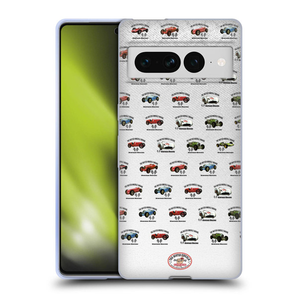 Busted Knuckle Garage Graphics Pattern Soft Gel Case for Google Pixel 7 Pro