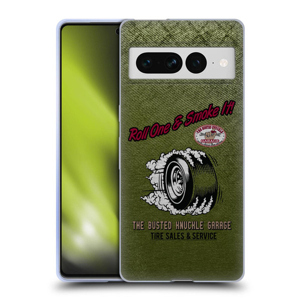 Busted Knuckle Garage Graphics Tire Soft Gel Case for Google Pixel 7 Pro