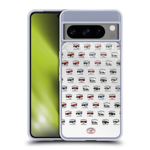 Busted Knuckle Garage Graphics Pattern Soft Gel Case for Google Pixel 8 Pro