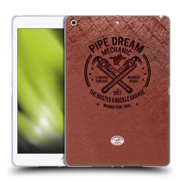 Busted Knuckle Garage Graphics Pipe Dream Soft Gel Case for Apple iPad 10.2 2019/2020/2021