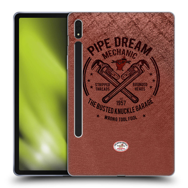 Busted Knuckle Garage Graphics Pipe Dream Soft Gel Case for Samsung Galaxy Tab S8