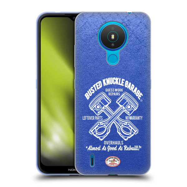 Busted Knuckle Garage Graphics Overhauls Soft Gel Case for Nokia 1.4