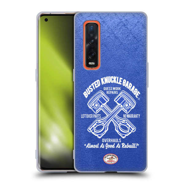 Busted Knuckle Garage Graphics Overhauls Soft Gel Case for OPPO Find X2 Pro 5G
