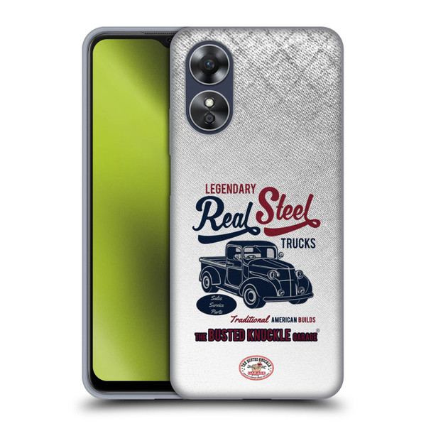 Busted Knuckle Garage Graphics Real Steel Soft Gel Case for OPPO A17