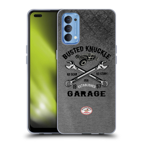 Busted Knuckle Garage Graphics No Scar Soft Gel Case for OPPO Reno 4 5G