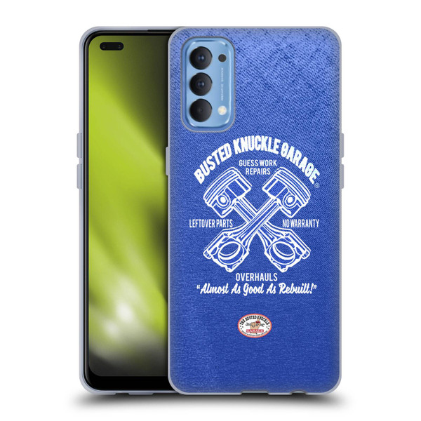 Busted Knuckle Garage Graphics Overhauls Soft Gel Case for OPPO Reno 4 5G