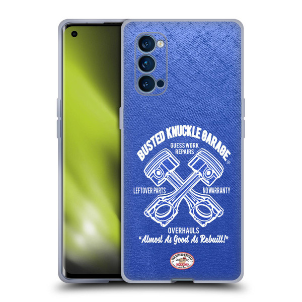 Busted Knuckle Garage Graphics Overhauls Soft Gel Case for OPPO Reno 4 Pro 5G