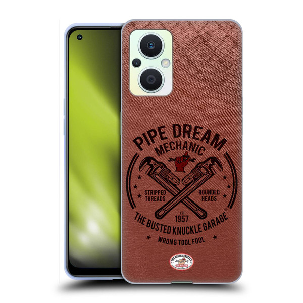 Busted Knuckle Garage Graphics Pipe Dream Soft Gel Case for OPPO Reno8 Lite