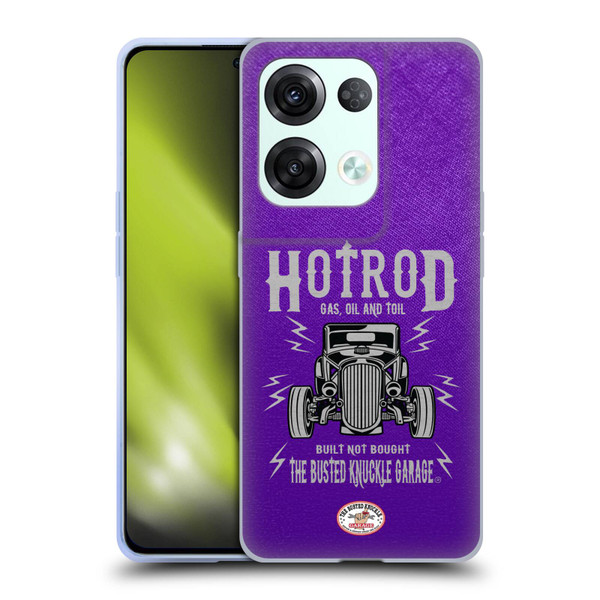 Busted Knuckle Garage Graphics Hot Rod Soft Gel Case for OPPO Reno8 Pro