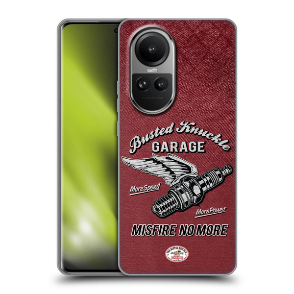 Busted Knuckle Garage Graphics Misfire Soft Gel Case for OPPO Reno10 5G / Reno10 Pro 5G