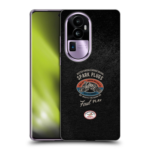 Busted Knuckle Garage Graphics Spark Plugs Soft Gel Case for OPPO Reno10 Pro+