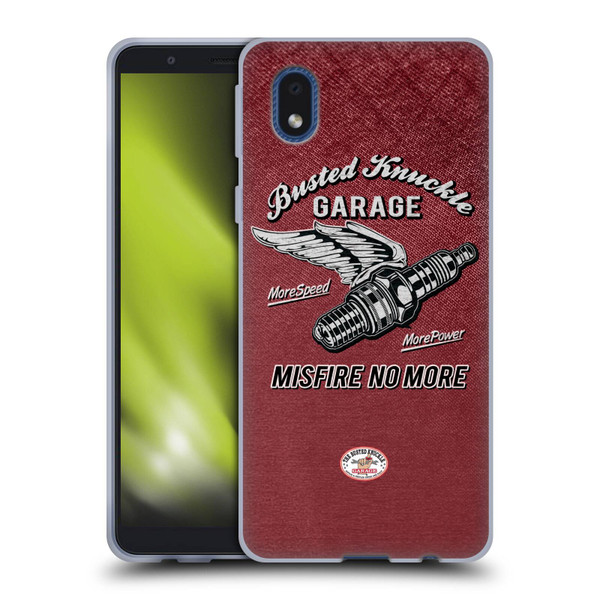 Busted Knuckle Garage Graphics Misfire Soft Gel Case for Samsung Galaxy A01 Core (2020)
