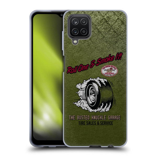 Busted Knuckle Garage Graphics Tire Soft Gel Case for Samsung Galaxy A12 (2020)